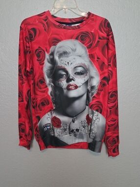 1991 Inc Marilyn Monroe Day of the Dead Long Sleeve